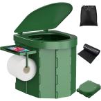 [2024 год новая модель смартфон класть возможность ]PAHTTO простой туалет бедствие для для экстренных случаев туалет портативный туалет складной бумага держатель имеется выдерживаемая нагрузка 180kg