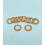 M12ドレンワッシャー 18mm×12mm 1.5mm厚 09168-14012 銅 排水口対応 自動車・船舶・発電機・機械に最適 ドレンワッシャー