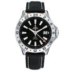 送料無料 スイス製Swiss MilitaryスイスミリタリーGMT 20079ST-1L