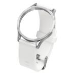 Yahoo! Yahoo!ショッピング(ヤフー ショッピング)ZEROO ゼロ 交換用シリコンベルト SILICONE BELT ホワイト シルバー 男女兼用 ケース幅:41mm 品番:RS02