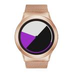 Yahoo! Yahoo!ショッピング(ヤフー ショッピング)腕時計 メンズ レディース ユニーク ZEROO ゼロ COLORED TIME 品番:W01005B05SM05