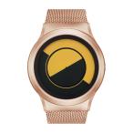 ZEROO ゼロ QUARTER MOON 電池式クォーツ 腕時計 男女兼用 ケース幅:41mm 品番:W08034B05SM05