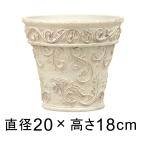  модный цветочный горшок бордо ala Beth k раунд pot 20cm 3 литров оттенок белого elegant легкий полимер посадочная машина 