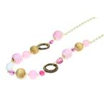 Yahoo! Yahoo!ショッピング(ヤフー ショッピング)春夏　じゃらロングネックレス ネイチャーピンク　ch10-6pnk プレゼント