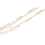 Yahoo! Yahoo!ショッピング(ヤフー ショッピング)レースのお花　春夏ロングネックレス ピンク色　ch10-8pnk プレゼント