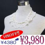 デザインパールネックレス　イミテーション