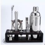 バーテンダーキット ステンレス製 初心者 頑丈 ステンレス鋼ツール カクテルシェーカーバーセット