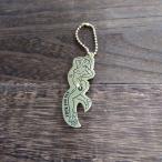 真鍮 栓抜き 女性デザイン　キースピナー　キーホルダー　キャンプ　バイク ビンテージ　