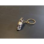 ショッピングスカル ドクロ　スカル　どくろ　骸骨　真鍮　キーホルダー　キーリング　ペンダントトップ