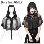  Gothic and Lolita world CA022 прозрачный гонки с капюшоном накидка мода готический Gothic and Lolita punk 