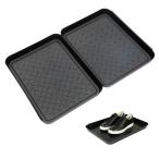  автомобильный обувь tray 2 штук входит обувь box кейс для хранения земля запрет соответствует водонепроницаемый обувь класть tray вход машина сопутствующие товары мульти- . можно использовать черный 