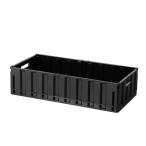  жемчуг металл (PEARLMETAL) место хранения контейнер box складной L размер ширина 57x глубина 28.5x высота 14.5cm сделано в Японии черный чёрный BLKPAZ-5170