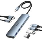BENFEIUSBCハブ6-in-1HDMI(4K@60Hz)対応100W高