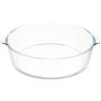 ate задний (ADERIA) жаростойкий стекло кухонная посуда тарелка для запеканок Bay Cook жаровня раунд M1500ml[ плита соответствует / печь соответствует ]H-3924