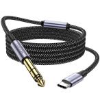 MOSWAG( запись c функцией )USB-C-6.35mm аудио кабель (1m) гитара кабель type-c 6.35mm модель C запись кабель адаптор 