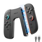 JSAUX зарядка рукоятка Switch2. соответствует Joy темно синий 2 зарядка рукоятка V знак type Play делая зарядка возможна *JoyCon2 сопутствующие предметы * заряжающийся управление 