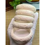 天然マンモス牙美しい手作り彫刻 龍鳳貴妃 ブレスレット