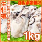 ショッピング牡蠣 生牡蠣 1kg 生食用カキ（冷凍時1kg 解凍後850g 冷凍むき身牡蠣 生食用）