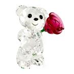 スワロフスキー SWAROVSKI クリスタル フィギュア クリスベア Kris Bear ア・ローズ・ウィズ・ラヴ A Rose with Love 愛を贈るバラ #5691390 置物 送料無料