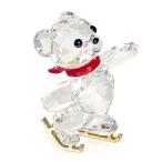 ショッピングベア スワロフスキー SWAROVSKI クリスタル フィギュア クリスベア 130周年 Kris Bear 130th Anniversary #5701787 スケート インテリア 置物 送料無料