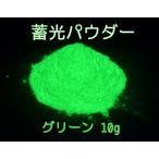 高輝度 蓄光顔料 蓄光パウダー グリーン 発光 10g 蓄光 スライム 夜光 粉末