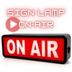 ON AIR ライト サインランプ  ネオン LED 雑貨 オンエアー  ランプ ラジオ DJ サイネージ インテリア 動画配信 生放送 Youtuber アメリカン雑貨 照明器具
