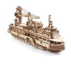 Ugears ユーギアーズ リサーチベッセル 70135 木製 ブロック DIY パズル 組立 想像力 創造力 おもちゃ 知育 ウッドパズル 3D 工作キット