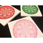 糸かけ花曼荼羅の制作キット 作り