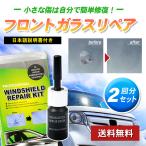 フロントガラス　リペア　キット　飛び石　修理　修復　DIY　レジン　2箇所分