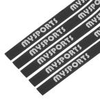 PATIKIL 18x0.4" настольный теннис ракетка край лента 5 упаковка булавка pon ракетка боковой лента. Raver . лезвие край . защита делать поэтому лента.. цвет : чёрный.
