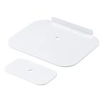  Sanwa Direct монитор arm укрепление plate зажим резиновая втулка соответствует стальной царапина предотвращение стол защита белый 100-LA065W