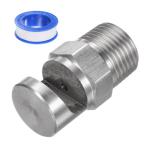 M METERXITYf Lad jet chip 1/2BSPT 3 mm отверстие нержавеющая сталь сталь широкоугольный Flat вентилятор спрей chip изоляция лента имеется мойка / смазывание / охлаждающий / увлажнение / садоводство 
