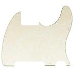 Musiclily 8穴 Esquire エスクワイヤー型ピックガード Fender American/Mexican Standard Esquire Teleエレキギター用、4Pパーチメントパール