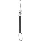 north peak(ノースピーク) リーシュコード スノーボード  ナイロンテープ19cm/ボアブーツ用ジョイント付き  NP-3346 BK
