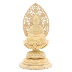  каштан рисовое поле предубеждение изображение Будды ...... сиденье изображение 2.0 размер общий высота 19cm, ширина 10cm, глубина 9.5cm. из дерева высококлассный дерево резьба по дереву . свет . иен шт. 5312