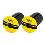 GORIX(ゴリックス) バーエンドキャップ 自転車 固定式 エンドプラグ (2個) バーテープ キャップ (GX-BEND)