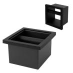 watchget エスプレッソノックボックス ボトムレス コーヒーノックボックス　ステンレススチール knock box コーヒーグラウンドノックボックス コーヒーカス収納