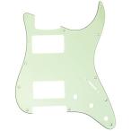 Musiclily Pro 11穴 HH ハムバッカーストラト用ピックガードFender American/Mexican Standard Stratストラトキャスターモダンスタイルエレキギター用、3Pミント