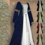 ワンピース 中世風 コスチューム コスプレ ステージ衣装 公演服 学園祭 文化祭 ハロウィン ヨーロッパ風 西洋 レディース 大人 演奏会 ドレス