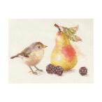 クロスステッチ 刺繍キット アリサ ALISA 小鳥と梨 果物