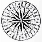 アンマウント　ラバースタンプ　コンパス