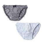 レディース ロンドンストライプ クールマックスニット スキャンティー ローライズ ショーツ パンティー かわいい 小さいパンツ 女性 下着 メール便