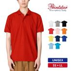  рубашка-поло мужской короткий рукав одноцветный толстый женский Printstar принт Star 5.8 унция 00141-NVP