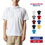  рубашка-поло мужской короткий рукав одноцветный dry . пот скорость . карман кнопка down женский UnitedAthle united a потертость 5921-01