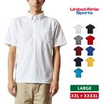  рубашка-поло мужской короткий рукав одноцветный dry . пот скорость . карман кнопка down женский UnitedAthle united a потертость 5921-01