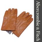 新品 Abercrombie & Fitch LATHER GLOVE アバクロンビー&フィッチ レザー グローブ ブラウン 手袋 正規 (J2418-AFG0001)