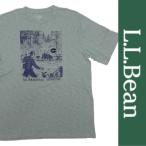 新品 L.L.Bean S/S T-SHIRT エルエルビーン 半袖Tシャツ グリーン ビーンブーツ アウトドア コットン プリント 正規品