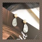 Yahoo! Yahoo!ショッピング(ヤフー ショッピング)レディースピアス シンプル かわいい プレゼント 人気 キャッチ アクセサリー 激安 大理石 変形 クリア べっこう パール ゴールド ファッション スタッド