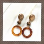 Yahoo! Yahoo!ショッピング(ヤフー ショッピング)レディース ピアス シンプル かわいい プレゼント 人気 キャッチ アクセサリー 誕生日 ダイナミック クリア ブラウン サークル ゴールド ファッション スタッド