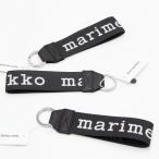 【2022年秋冬新作】マリメッコ marimekko キーリング Joukkio Logo key chain (910 ブラック) 049568 910